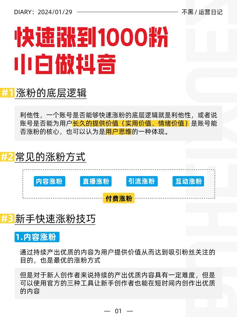 **抖音新手必看：揭秘快速累积1000粉丝的绝密攻略！**